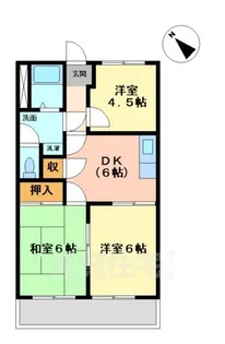 メゾン・ド・ラピュタ【1階】の間取り