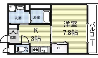 エアフォース大鳥【3階】の間取り