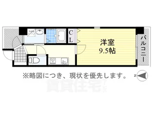 CASTELLO LUSSO【2階】の間取り