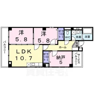レガート鹿遊館【1階】の間取り