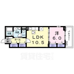 フラン シュシュ【1階】の間取り