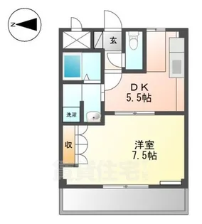 奈良県橿原市五井町【アパート】の間取り