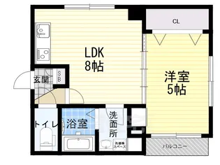 SOL池田【6階】の間取り