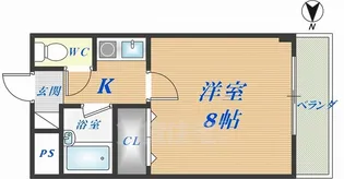 ハイム内海【3階】の間取り