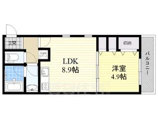 大阪府豊中市北桜塚2丁目【マンション】の間取り