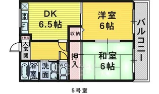 大阪府堺市北区北長尾町3丁【マンション】の間取り