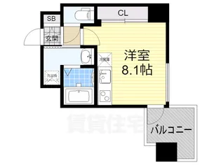 PLATZ TACHIBANA(プラッツタチバナ)【9階】の間取り