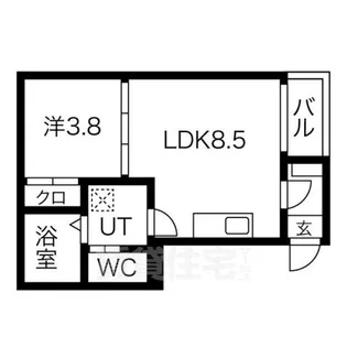 レンガース2【1階】の間取り