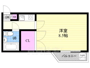 フレグランス大宮【4階】の間取り
