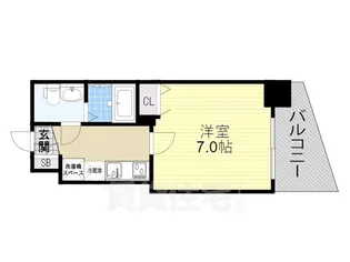 セレニテ神戸西クレア【7階】の間取り