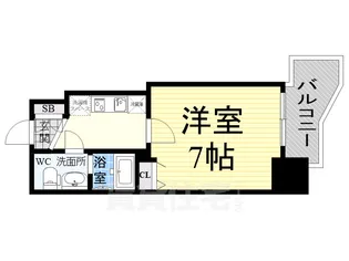 セレニテ神戸西クレア【3階】の間取り