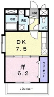 Rio加島【3階】の間取り