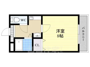 プロスパーハイツ古市【605号室】の間取り