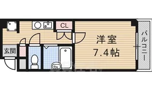 エスポワール松田【1階】の間取り