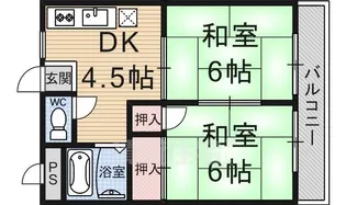 ハイツ曙【2階】の間取り