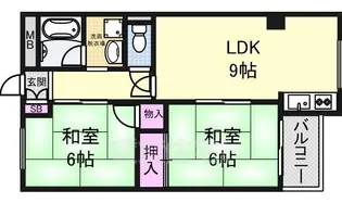 丸重グランドハイツ【10階】の間取り