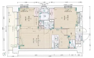 クリスタルグランツ京都西大路【1階】の間取り