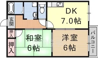 ファミールYOU【1階】の間取り