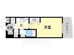 Luxe今里Ⅱ【12階】の間取り