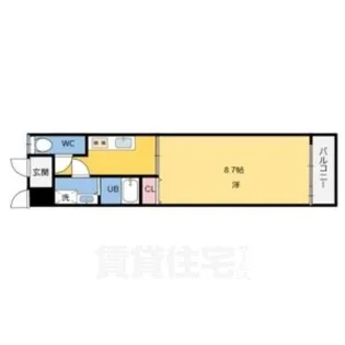 CENT FORCE OKEHAZAMA【2階】の間取り