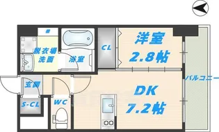リアライズ小路【9階】の間取り
