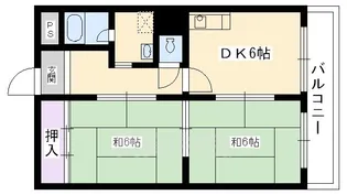 エステート ホリカワ【8階】の間取り