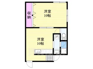 シスターハウス【202号室】の間取り