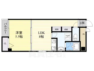 ハコス・堺 山之口【2階】の間取り