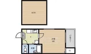 ハルミハイツ【2階】の間取り