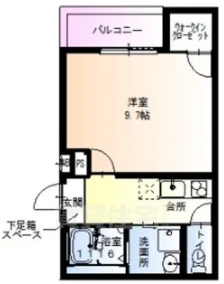 フジパレス東園田サウス【1階】の間取り