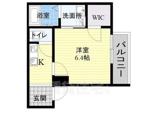 大阪府大阪市東住吉区北田辺5丁目【アパート】の間取り