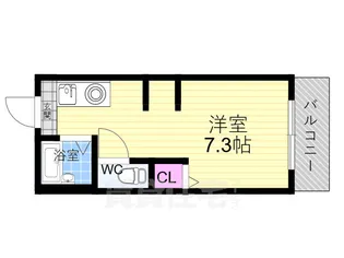セレーノ桂【1階】の間取り