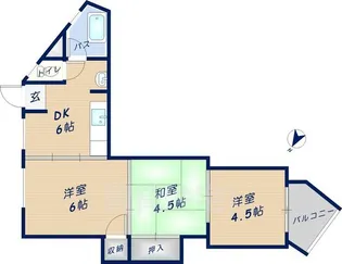 ゆきみマンション【205号室】の間取り