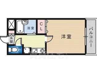 大阪府堺市北区中百舌鳥町6丁【マンション】の間取り