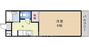 パークサイドハイツ【415号室】の間取り
