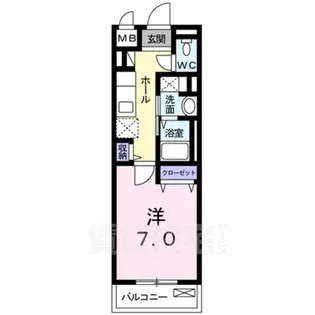 京都府京都市上京区姥ケ西町【マンション】の間取り