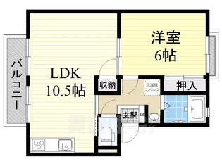 アーバン笠寺【1階】の間取り