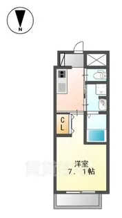 プリオール椿Part2【5階】の間取り