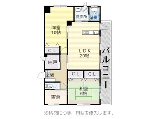 COCO覚王山【2階】の間取り