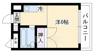 パラドール円町【2階】の間取り