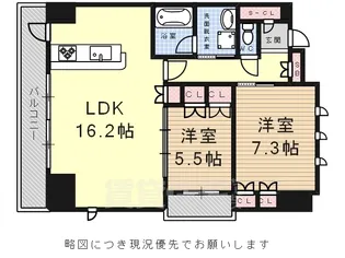 パークアベェニュー覚王山【8階】の間取り