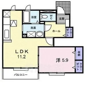 サンビタリア【1階】の間取り