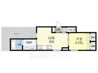 ChicPiece西宮北口【3階】の間取り