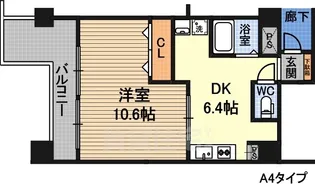 大拓ハイツ6【3階】の間取り