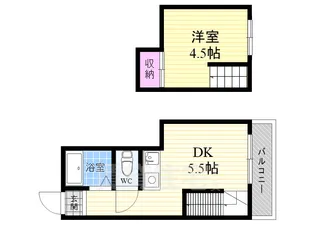 ファミリエ桂【3階】の間取り