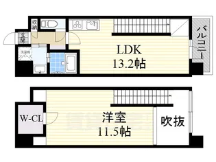 丸の内スクエア【7階】の間取り
