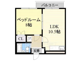 カーサノア八事【1階】の間取り