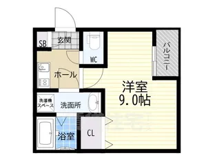 アッシュメゾン加美正覚寺 【3階】の間取り