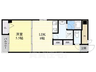 ハコス・堺 山之口【3階】の間取り