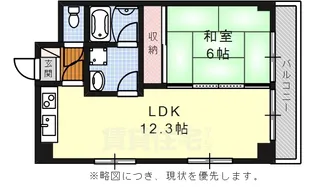 カーサ北山【2階】の間取り